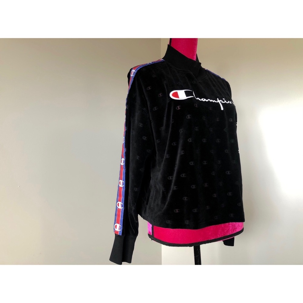 Vintage Champion Sweater Crop Style